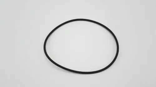 Schwarzer Gummi-O-Ring mit kreisförmigem Querschnitt, auf weißem Hintergrund. Geeignet für verschiedene Anwendungen, möglicherweise von der Marke Remeha.
